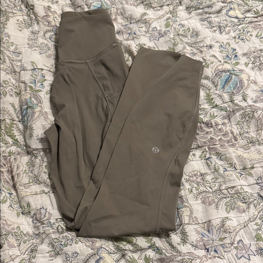 lululemon athletica Women's Tan/Gray Leggings